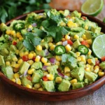 - 2 ripe avocados, diced into bite-sized pieces - 1 cup fresh corn kernels (or 1 can of corn, drained and rinsed) - 1 medium red bell pepper, diced - 1 jalapeño pepper, deseeded and minced (optional, for a spicy kick) - 1/4 cup red onion, finely chopped - 1/4 cup fresh cilantro, roughly chopped - Juice of 2 limes, freshly squeezed - 2 tablespoons extra-virgin olive oil - Salt and black pepper, to taste - 1/2 teaspoon smoked paprika, for a hint of smokiness This salad shines with ripe avocados and sweet corn. The avocados should feel soft but not mushy. They bring a creamy texture that pairs well with the corn. You can use fresh corn or canned corn for this recipe. Fresh corn adds a crisp bite, while canned corn is quick and easy. The red bell pepper adds beautiful color and sweetness. If you like spice, the jalapeño brings heat without being overpowering. Just remove the seeds to control the heat level. Red onion gives a sharp crunch that balances the creaminess of the avocados. Fresh cilantro adds a burst of flavor. Lime juice brightens everything, while olive oil makes it rich. The seasoning, including salt, black pepper, and smoked paprika, enhances the dish. Gather these ingredients to create a fresh and flavorful salad that is easy to prepare and enjoyable to eat. Mixing avocados and vegetables Start by taking a large bowl. Add the diced avocados, fresh corn kernels, diced red bell pepper, minced jalapeño (if you like spice), and finely chopped red onion. Use a spatula to mix gently. Be careful not to mash the avocados. Preparing the dressing In a small bowl, whisk together the freshly squeezed lime juice, extra-virgin olive oil, smoked paprika, salt, and black pepper. Mix until it is well combined. This dressing adds great flavor. Combining the salad ingredients Drizzle the dressing over the avocado and vegetable mixture. Toss the salad gently. Make sure everything is coated but keep the avocados whole. Final adjustments and resting time Fold in the chopped cilantro. Stir lightly to mix in the fresh taste. Taste your salad. Adjust the seasoning if needed. You can add more lime juice or salt. Let the salad rest for about 10 minutes at room temperature. This helps the flavors blend together. How to select ripe avocados: Choose avocados that feel slightly soft when you press them. They should not be too mushy. Check for dark green to black skin, which indicates ripeness. If they are hard, let them sit at room temperature for a few days. Keeping avocados from browning: To stop avocados from browning, use lime juice. The acid slows down oxidation. Keep the salad covered in the fridge if you have leftovers. This helps keep it fresh and bright. Adjusting seasoning to taste: Taste your salad before serving. If it needs more flavor, add more lime juice or salt. You can also add more smoked paprika for a smokier taste. Trust your taste buds to guide you. Ideal serving temperature: Serve the salad cold or at room temperature. If you chill it, let it sit out for a few minutes before serving. This helps the flavors pop! Enjoy it fresh for the best taste. {{image_4}} You can make avocado corn salad even better by adding some fun twists. Here are some ideas: - Adding proteins: You can add grilled chicken or black beans for extra protein. Chicken gives a nice taste and texture. Black beans add fiber and keep it plant-based. Just mix them in gently. - Incorporating fruit: Adding fruits like mango or pineapple brings sweetness. Mango adds a tropical vibe, and pineapple gives a zesty kick. Dice them small and fold them in carefully. - Using different dressings or seasonings: Explore various dressings for different flavors. Try a honey-lime dressing for sweetness or a spicy vinaigrette for heat. You can also switch up the seasonings. Cumin or chili powder can add depth. These simple changes make your salad unique and delightful. Enjoy experimenting! To keep your avocado corn salad fresh, store it in the fridge. Use an airtight container to prevent it from drying out. If you have leftovers, try to eat them within two days for the best taste. How long does it stay fresh? The salad tastes best on the first day. After 24 hours, the avocados may brown. If you notice browning, add more lime juice to help slow it down. If you want to reheat the salad, avoid it. The avocados do not do well when heated. Instead, enjoy it cold or at room temperature. If you prefer a warm dish, consider making a separate warm corn salad. You can prepare this salad a few hours before you serve it. Chop the veggies and mix them in a bowl. Keep the dressing separate until you are ready to eat. This way, the avocados stay fresh, and the flavors stay bright. Yes! This salad is already vegetarian. It contains no meat or animal products. You can enjoy it as is, or add other veggies for more flavor. Absolutely! Frozen corn works well in this salad. Just thaw it and drain any extra water before using it. This makes it quick and easy. Avocados are full of healthy fats, fiber, and vitamins. They help keep your heart healthy. Corn is a good source of fiber and has many nutrients too. Together, they make a tasty and nutritious salad. This blog post shared a simple recipe for a fresh salad. I covered the essential ingredients, like ripe avocados and fresh corn, and guided you through the easy steps to prepare it. You learned tips for selecting and storing your ingredients and some tasty variations to try. Remember to enjoy this refreshing salad on warm days. Use the ideas in this post to make it your own and keep it fresh. A healthy salad can bring color and taste to your meals. Enjoy!