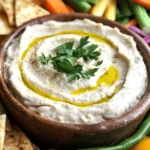 - 1 can (15 oz) of white beans (cannellini or navy) - 6 cloves of roasted garlic - 3 tablespoons of creamy tahini - 2 tablespoons of freshly squeezed lemon juice - 2 tablespoons of olive oil - 1/2 teaspoon of ground cumin - Sea salt - Freshly cracked black pepper - Fresh herbs (parsley or chives) - Pita chips - Fresh vegetable sticks White beans are the heart of this dip. I like to use cannellini or navy beans, as they are creamy and smooth. Roasted garlic adds a sweet, rich flavor. Roasting garlic makes it soft and sweet, which gives the dip a nice depth. Creamy tahini brings a nutty taste and a smooth texture. Freshly squeezed lemon juice adds brightness and balance. Olive oil gives the dip richness. Ground cumin warms up the flavor, making it more interesting. For seasoning, I use sea salt and freshly cracked black pepper. These add just the right amount of flavor. Fresh herbs like parsley or chives make a beautiful garnish, adding color and freshness. When serving, I love pairing the dip with crispy pita chips. Fresh veggie sticks also work well. They add crunch and freshness. Enjoy this creamy roasted garlic white bean dip as a fun snack or a party starter! To make this dip, first, we need to prepare the garlic. - Preheat your oven to 400°F (200°C). - Take six cloves of garlic and wrap them in aluminum foil. - Drizzle a small amount of olive oil over the garlic. Now it’s time to roast the garlic. - Place the wrapped garlic in the oven. - Roast for about 30 minutes. - Watch for the garlic to become soft and golden brown. Once the garlic is roasted, we can blend the dip. - In a food processor, add the drained white beans. - Squeeze the roasted garlic from its skin into the processor. - Add three tablespoons of tahini, lemon juice, olive oil, and ground cumin. - Blend the mixture until it is smooth and creamy. - If it’s too thick, add a tablespoon of water and blend again. - Taste the dip and season with sea salt and black pepper. - Blend once more for even flavor. Now your creamy roasted garlic white bean dip is ready to enjoy with pita chips or veggie sticks! - Monitor roasting time: Keep an eye on your garlic while it cooks. It takes about 30 minutes at 400°F. You want it soft and golden brown. - How to select quality garlic: Choose firm bulbs with tight skin. Avoid any that feel soft or have green shoots. - Adjusting thickness with water: If your dip is too thick, add water slowly. Start with one tablespoon, then blend. This helps reach your perfect creaminess. - Blending techniques for creaminess: Use a food processor for smooth results. Scrape down the sides to blend every bit. - Serving bowl styles: Choose a bowl that matches your table. A simple white bowl makes the dip shine. - Garnishing techniques: Add fresh herbs on top. Sprinkle some parsley or chives for color and flavor. Drizzle olive oil for a nice finish. {{image_4}} You can spice up your dip easily. Try adding red pepper flakes for heat. This small amount gives a nice kick. If you prefer herbs, consider using basil or dill. Both add fresh notes to the dip. Experiment with these flavors to find your favorite mix. This dip can fit many diets. For a vegan option, ensure your tahini is pure and free from animal products. Use fresh herbs to add flavor without animal ingredients. For gluten-free servings, use vegetable sticks or gluten-free pita chips. These choices keep everyone happy at the table. Changing seasons can inspire new flavors. In spring or summer, add seasonal vegetables like diced cucumbers or roasted red peppers. These add color and crunch. In fall, consider infusing flavors with roasted squash or sweet potatoes. This makes the dip hearty and perfect for cooler days. To keep your creamy roasted garlic white bean dip fresh, store it in an airtight container. This helps prevent the dip from drying out or absorbing odors. Place the container in the fridge. The dip stays fresh for about 3 to 5 days. Always check for any off smells or changes in texture before enjoying leftovers. You can freeze this dip for longer storage. Use a freezer-safe container or a heavy-duty freezer bag. Leave some space at the top for expansion. The dip can last up to 2 months in the freezer. When you're ready to enjoy it again, take it out and thaw it in the fridge overnight. To reheat the dip, place it in a pot over low heat. Stir it often to ensure even warming. You can also microwave it in short intervals, stirring in between. If the dip seems thick, add a splash of water or olive oil to keep it creamy. This helps maintain its smooth texture and rich flavor. To make your white bean dip creamier, you can add a few simple things. First, use more tahini. It adds a rich texture and flavor. Second, blend the dip longer. A good mix helps create a smooth texture. If it’s still thick, add water. Start with one tablespoon. Blend again until it’s just right. Yes, you can use canned white beans. They save time and are very convenient. Canned beans are already cooked, so you just need to drain and rinse them. This method makes the dip quick and easy. Plus, it is budget-friendly. Canned beans also have a creamy texture, perfect for dips. You can serve this dip with many tasty options. Pita chips are a classic choice. They are crunchy and pair well with the creamy dip. Fresh vegetable sticks also work great. Try carrots, celery, and bell peppers for a colorful plate. You can even use crackers or toasted bread. Enjoy mixing and matching! This blog post covered how to make a tasty Creamy Roasted Garlic White Bean Dip. We discussed key ingredients, including white beans, roasted garlic, and tahini. I shared step-by-step instructions for preparation and tips for a perfect consistency. You learned about serving suggestions and variations to keep things fresh. Always remember, storing leftovers properly helps maintain flavor. Dive into this dip for a snack or party treat!
