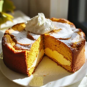 - 1 cup unsalted butter - 1 cup cream cheese - 2 cups granulated sugar - 4 large eggs - 2 cups all-purpose flour - 1 teaspoon baking powder - 1 teaspoon baking soda - 1 teaspoon ground cinnamon - ½ teaspoon ground nutmeg - ½ teaspoon ground ginger - 1 cup canned pumpkin puree - 1 teaspoon pure vanilla extract - ½ teaspoon salt Butter alternatives: You can use margarine or coconut oil if you want a dairy-free option. Both add moisture and flavor. Cream cheese options: Vegan cream cheese works well. It keeps the texture smooth and creamy without dairy. Flour variations: For a gluten-free version, try almond flour or a gluten-free blend. Just be sure to adjust the liquid in your recipe as needed. 1. Preheat the oven and prepare the pan. Start by turning your oven to 350°F (175°C). Grab a 10-inch bundt pan or tube pan. Grease it well with butter, then sprinkle flour inside. This helps the cake come out easily. 2. Combine butter and cream cheese. In a large bowl, mix the softened butter and cream cheese. Use an electric mixer on medium speed. Beat them together until creamy and smooth. This should take about 2-3 minutes. 3. Incorporate sugar and eggs. Gradually add in the granulated sugar. Keep mixing until the mix is light and fluffy. This will take around 3-5 minutes. Next, add the eggs, one at a time. Mix well after adding each egg. Don't forget to scrape the bowl's sides to blend all the ingredients. 4. Combine dry ingredients. In another bowl, whisk together the flour, baking powder, baking soda, cinnamon, nutmeg, ginger, and salt. Make sure everything is mixed well and evenly spread out. 5. Pour the batter and baking time. Slowly add the dry mix to the buttery mix in three parts. Alternate with adding the pumpkin puree. Start and finish with the dry mix. Mix on low speed until just combined, but don't overmix. This keeps your cake tender. 6. Cooling and inverting the cake. Stir in the vanilla extract until mixed. Pour the batter into your prepared bundt pan. Smooth the top with a spatula. Place the pan in the oven and bake for 60-70 minutes. Check if the cake is done by inserting a toothpick in the center. If it comes out clean, your cake is ready. 7. Once baked, cool the cake for 15 minutes. After this, carefully invert the cake onto a wire rack to let it cool completely. - Ensuring proper oven temperature: Always preheat your oven to 350°F (175°C). An accurate oven temperature ensures even baking for your pumpkin cream cheese pound cake. You can use an oven thermometer to check if your oven runs hot or cold. - Avoiding overmixing: Mix your batter just until combined. Overmixing can make your cake tough. When you add the dry ingredients, do it in three parts. Alternate with the pumpkin puree. This helps to keep the cake light and fluffy. - Presentation ideas: Once cooled, dust your cake with powdered sugar. You can also drizzle a simple glaze made from powdered sugar and milk. For a special touch, top slices with whipped cream or vanilla ice cream. Add fresh berries for color and flavor. - Pairing options for serving: Enjoy this cake with a warm cup of coffee or tea. It also pairs well with a scoop of vanilla ice cream. The spices in the cake blend nicely with these drinks, making for a cozy treat. - Mismeasuring ingredients: Use measuring cups and spoons. Accurate measuring is key. Even small differences can change the texture and taste. - Not allowing the cake to cool properly: Let the cake cool in the pan for about 15 minutes. This helps it set and makes it easier to remove. After inverting it, let it cool completely before slicing. This keeps it from falling apart. {{image_4}} You can add chocolate chips to the batter. This gives a sweet twist to your cake. Just fold in about one cup of semi-sweet chocolate chips before pouring the batter into the pan. You can also adjust spices for more flavor. For a warmer taste, add more cinnamon or nutmeg. You might even try a dash of allspice or cloves for a unique kick. For a gluten-free version, swap all-purpose flour for a gluten-free blend. Make sure the blend has a binding agent like xanthan gum. This keeps the cake fluffy and moist. If you want a vegan cake, replace the eggs with flax eggs or applesauce. Use plant-based cream cheese and butter. These swaps keep the taste rich while making it plant-friendly. During the holidays, you can add festive flavors. Try adding cranberries or walnuts for a seasonal touch. You can even mix in some orange zest for a bright flavor. For toppings, consider a cream cheese frosting or a sprinkle of toasted pecans. Drizzle with caramel sauce for extra sweetness. These options make your cake festive and fun! To keep your pumpkin cream cheese pound cake fresh, store it in the fridge. Wrap it tightly in plastic wrap or place it in an airtight container. This helps prevent it from drying out. The cake stays fresh for about a week in the fridge. If you want to keep the cake longer, freezing is a great option. First, let it cool completely. Then, wrap it tightly in plastic wrap, and place it in a freezer-safe bag. It can last up to three months in the freezer. To enjoy, thaw it in the fridge overnight. Reheat slices in the microwave for about 15-20 seconds. This will bring back its soft texture. At room temperature, the cake lasts about three days. Keep it in a cool, dry place. Signs of spoilage include a sour smell or visible mold. If you notice any of these, it’s best to toss the cake. You can use several alternatives for cream cheese. Here are some great options: - Greek yogurt: It adds creaminess and a slight tang. - Ricotta cheese: It offers a soft texture and mild flavor. - Mascarpone: This Italian cheese is rich and creamy. - Silken tofu: This is a great vegan option. Blend it until smooth. Each substitute may change the taste and texture slightly, but they can work well. Yes, you can use fresh pumpkin. Here’s what you need to know: - Choose a sugar pumpkin for the best flavor. - Bake or steam the pumpkin until soft, then puree it. - Fresh pumpkin is less concentrated than canned, so use a bit more. Canned pumpkin is easier and saves time, but fresh can add a nice touch. Testing for doneness is simple. Here are some tips: - Insert a toothpick into the center. If it comes out clean, the cake is done. - Look for a golden-brown color on top. - The cake should spring back when lightly touched. Keep an eye on baking time. Ovens can vary, so check a few minutes early. Yes, you can prepare this cake in advance. Here’s how: - Make the batter a day before and store it in the fridge. - Bake the cake and let it cool. Then wrap it well to keep it fresh. - You can freeze the cake for up to three months. Just thaw it in the fridge before serving. Making it ahead of time can save you stress on special occasions! This recipe highlights how to make a delicious pumpkin cake. We covered ingredients, step-by-step instructions, and storage tips. You learned about substitutions, common mistakes, and variations for dietary needs. In the end, baking should be fun and creative. So, feel free to tweak the recipe to match your taste. Enjoy making this tasty dessert!