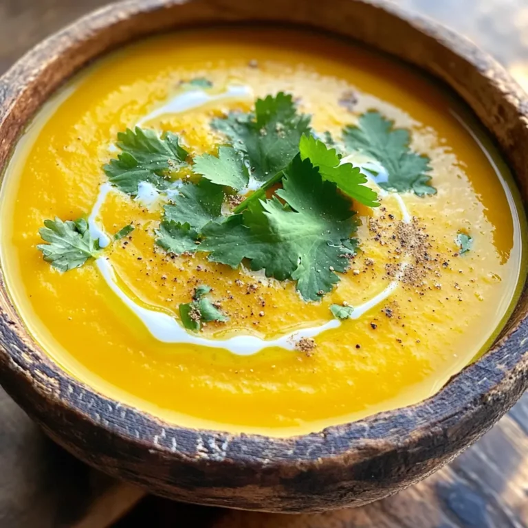 To make this creamy butternut squash soup, you need a few fresh ingredients. Here’s what you will need: - 2 lbs butternut squash, peeled and cubed - 1 medium onion, finely chopped - 2 cloves garlic, minced - 3 cups vegetable broth - 1 can (14 oz) coconut milk - 1 teaspoon ground ginger - 1 teaspoon ground cinnamon - 1 teaspoon ground nutmeg - Salt and black pepper, to taste - 2 tablespoons olive oil - Fresh cilantro or parsley, for garnish These ingredients combine to create a rich, smooth, and tasty soup. The butternut squash gives the soup its lovely, sweet flavor. The coconut milk adds creaminess and a hint of tropical taste. Using fresh garlic and onion builds a strong base for the soup. Spices like ginger, cinnamon, and nutmeg add warmth and depth to each bite. When picking your butternut squash, look for firm ones with a deep color. Avoid any with soft spots or blemishes. Fresh herbs, like cilantro or parsley, will brighten the dish. I love how simple these ingredients are. They make it easy to create a cozy meal. You can find them at most grocery stores, making this recipe friendly for everyone. First, grab a medium skillet and heat 2 tablespoons of olive oil over medium heat. Add the finely chopped onion. Stir it often for about 5 minutes, until it turns soft and clear. Then, add 2 cloves of minced garlic. Keep stirring for another minute until you smell that lovely garlic scent. In your slow cooker, put in 2 pounds of peeled and cubed butternut squash. Add the sautéed onion and garlic mix. Pour in 3 cups of vegetable broth and 1 can of coconut milk. Sprinkle in 1 teaspoon each of ground ginger, ground cinnamon, and nutmeg. Season with salt and black pepper to taste. Mix everything gently to blend well. Now it’s time to set your slow cooker. You can cook it on low for 6 to 8 hours or on high for 4 to 5 hours. The squash should be soft enough to pierce easily with a fork. The longer cooking time makes the flavors richer. When cooking is done, you need to blend the soup. If you have an immersion blender, use it directly in the slow cooker. Blend until the soup is creamy and smooth. Don’t have one? Carefully ladle the soup into a standard blender in batches. Blend until smooth, then return it to the slow cooker. Before you serve, taste the soup. This step is key! Add more salt, black pepper, or spices if you want. Stir well to mix everything. This is your chance to make it just right for your taste. Ladle the creamy soup into bowls. For a nice touch, garnish with fresh cilantro or parsley. You can also serve it with warm crusty bread for dipping. A drizzle of coconut cream on top makes it look even more inviting! To get that perfect creamy texture, blending is key. I love using an immersion blender. It allows me to blend right in the slow cooker. This keeps things easy and clean. If you don’t have one, don’t worry! You can use a regular blender. Just let the soup cool a bit first. Blend in small batches to avoid spills. The goal is a smooth, velvety soup that feels rich and satisfying. To boost the flavor of the soup, consider adding more spices. A pinch of cayenne can add a nice kick. You might also try a splash of lemon juice for brightness. For a hint of sweetness, maple syrup or honey works great, too. Don't hesitate to experiment! Taste as you go and adjust until it’s just right for you. Choosing the right slow cooker can make a huge difference. A 6-quart slow cooker works well for this recipe. It gives enough space for the squash and broth. When cooking, use the low setting for a deep flavor. It allows the soup to develop over time. If you're in a hurry, the high setting is fine, too. Just keep an eye on it to avoid overcooking. Always check the squash with a fork; it should be tender and easy to mash. {{image_4}} You can switch up the butternut squash for other veggies. Try sweet potatoes or carrots. These will add a different taste and color. If you want a lighter soup, use vegetable broth with almond milk instead of coconut milk. This keeps it creamy but with fewer calories. You can also add spinach or kale for extra nutrients. If you like heat, add spices to your soup. Try a pinch of cayenne pepper or red pepper flakes. If you want more depth, add diced jalapeños to the mix. You can also stir in some curry powder for a warm kick. Just start with a small amount and taste as you go. This way, you control the spice level. For a heartier soup, add proteins like chicken or beans. Shredded rotisserie chicken works great. Just toss it in during the last hour of cooking. If you prefer beans, use canned white beans or chickpeas. They’ll give the soup a creamy texture and fill you up. Both options will make the soup more filling and nutritious. Store leftover soup in an airtight container. Make sure to cool the soup first. It can stay fresh in the fridge for up to three days. When you want to eat it again, just remember to check for any signs of spoilage first. You can freeze this soup for up to three months. To freeze, let it cool completely. Pour it into freezer-safe bags or containers. Label them with the date. When you're ready to eat, take it out and thaw it in the fridge overnight. You can also use the microwave for quick thawing if needed. To reheat, pour the soup into a pot. Heat it over medium heat while stirring. If it seems too thick, add a splash of vegetable broth or water. You can also use the microwave. Place the soup in a bowl and cover it. Heat in short bursts, stirring in between, until hot. Always check the temperature before serving. Yes, you can use frozen butternut squash. It saves time and effort. Frozen squash cooks well in the slow cooker. Just add it directly without thawing. The soup will still taste great! This soup lasts about 4 to 5 days in the fridge. Store it in an airtight container. Always check for any signs of spoilage before eating. If it looks or smells off, throw it away. Absolutely! This soup is already vegan-friendly. Use vegetable broth and coconut milk for a creamy base. No animal products are in the recipe. It’s healthy and delicious for everyone! Serve this soup with warm, crusty bread or a fresh salad. A grilled cheese sandwich pairs well too. You can also add roasted seeds for crunch. They add texture and flavor. Enjoy your meal! This blog post covered how to make butternut squash soup from start to finish. You learned about the key ingredients, smooth blending techniques, and flavor tips. I also shared storage tips and answered common questions. Making this soup can be simple and rewarding, whether you follow the classic recipe or try a twist. Enjoy this warm, creamy dish with your favorite sides, and share it with friends. Happy cooking!