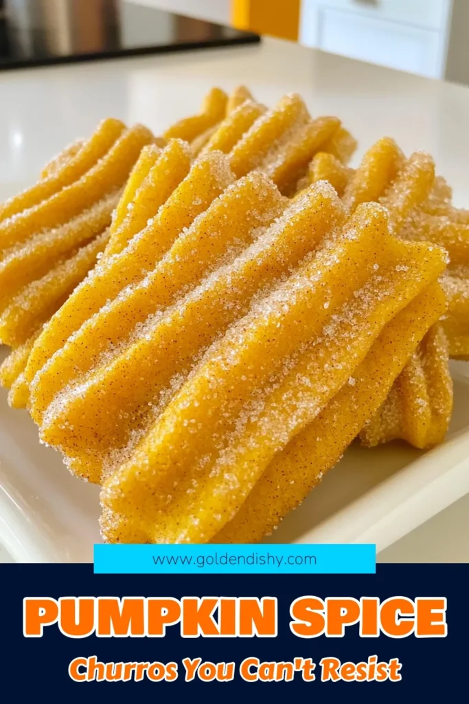 Indulge in the delightful flavors of fall with these Pumpkin Spice Churros! Easy to make in just 30 minutes, these crispy treats are infused with pumpkin puree and topped with a sweet cinnamon-sugar coating. Perfect for a cozy evening or a festive gathering, these churros will surely impress your friends and family. Click to discover the full recipe and treat yourself to these irresistible bites! #PumpkinSpiceChurros #FallRecipes #DessertIdeas #EasyRecipes