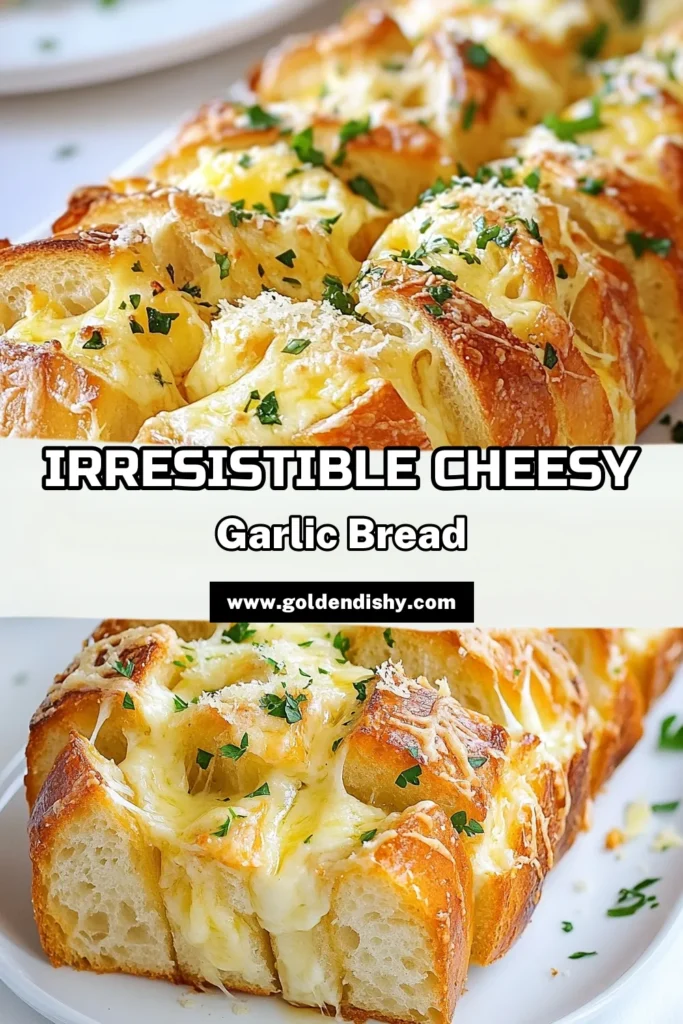 Indulge in this Cheesy Garlic Pull-Apart Bread, the perfect blend of flavors that elevates your gathering! This Pull-Apart Bread Recipe uses fresh sourdough to create ooey-gooey Mozzarella Stuffed Bread filled with savory garlic butter. Enjoy the rich taste of Garlic Butter Bread topped with melted cheese, making it an irresistible treat. Try this Sourdough Cheese Bread for your next party and watch it disappear! Save this recipe now! #CheesyGarlicBread #BreadRecipes #ComfortFood #BreadBaking