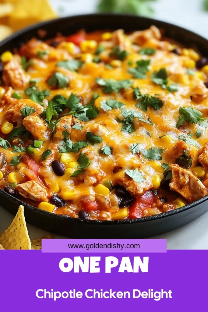 Discover the deliciousness of Chipotle Chicken Enchiladas with this easy enchilada skillet recipe! This one-pan chicken meal features zesty flavors and melted cheese, making it perfect for busy weeknights. Enjoy a cheesy enchilada skillet recipe that’s ready in just 30 minutes. Try it tonight and impress your family with a delightful dinner. Save this recipe now! #ChickenEnchiladas #EasyRecipes #OnePanMeal #DinnerInspiration