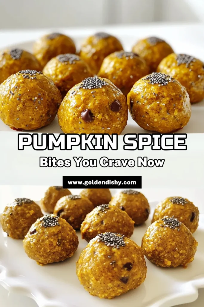 Indulge in the fall flavor with these delightful Pumpkin Spice Energy Bites! Packed with wholesome ingredients like oats, pumpkin puree, and a hint of chocolate, they're the perfect snack for a boost of energy any time of day. Ready in just 15 minutes, these bites are simple to make and oh-so-tasty! Click to discover the full recipe and impress your friends with this seasonal treat. #PumpkinSpice #EnergyBites #HealthySnacks #FallRecipes