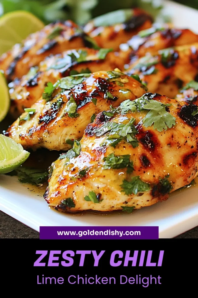 Discover the perfect summer grilling recipe with this Chili Lime Grilled Chicken recipe! This easy chicken dinner features a flavorful grilled chicken marinade made with fresh lime juice, honey, and spices. Perfect for healthy grilled chicken lovers, it's packed with flavor and sure to impress. Ideal for summer BBQs, try this mouthwatering dish that takes just 45 minutes to prepare. Save this recipe for your next grill session! #GrilledChicken #HealthyRecipes #SummerGrilling #EasyDinner