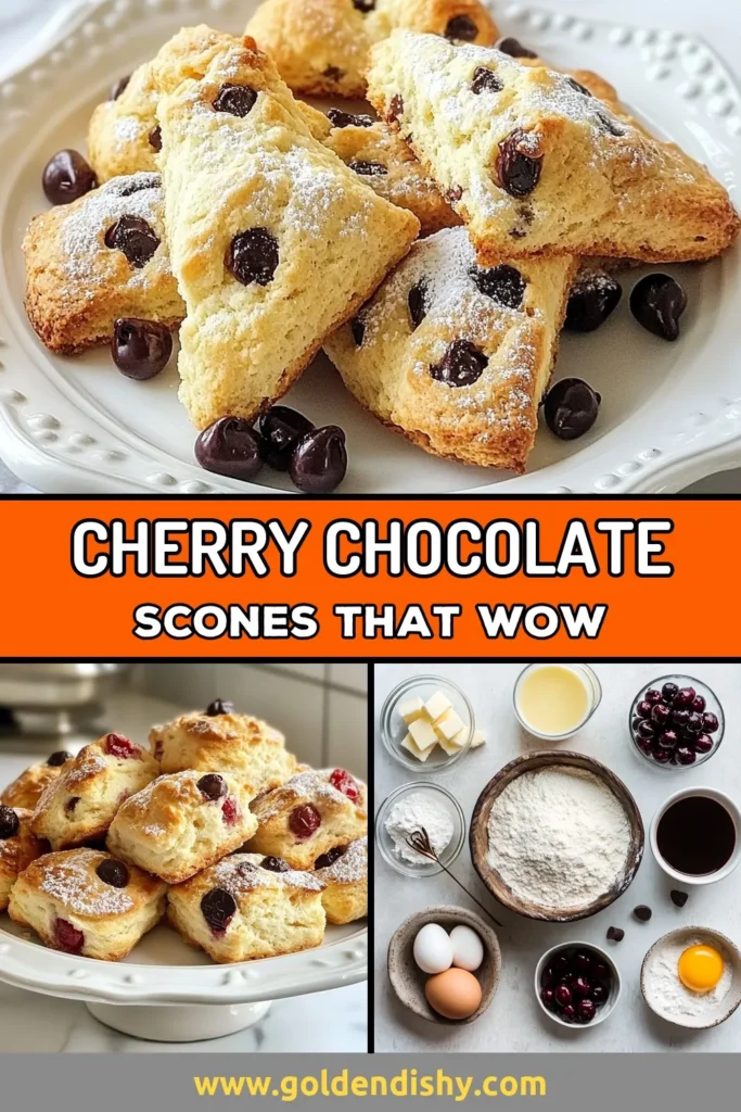Indulge in these delightful cherry chocolate chip scones that bring together the sweetness of cherries and rich chocolate for a perfect treat! This easy scone recipe is ideal for breakfast or a snack. Follow this cherry scone recipe to create the best scones with cherries that your family will love. Perfectly flaky and delicious, they're ready in just 40 minutes. Save this recipe now and enjoy scone perfection! #scones #cherrychocolatechip #baking #brunchideas