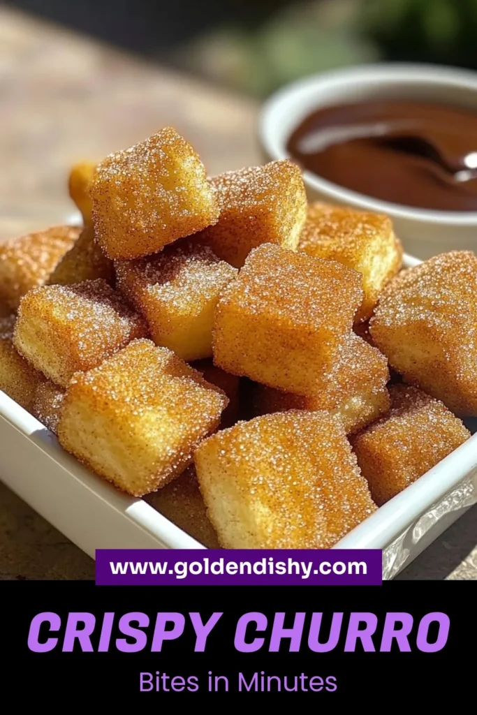Indulge in the deliciousness of homemade cinnamon sugar churro bites with this easy churro recipe! These fried dough bites are perfectly golden and coated in cinnamon sugar for a sweet treat that's hard to resist. Ideal for parties or a cozy dessert, this churro dessert recipe is quick to make and will impress everyone. Try it today and savor every bite! Don't forget to save this recipe! #ChurroBites #CinnamonSugar #EasyChurros #DessertRecipe