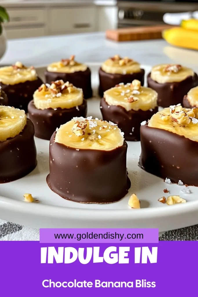 Indulge in these delicious Chocolate Covered Banana Bites, a perfect combination of healthy dessert ideas and a treat anyone can enjoy. This easy banana bites recipe features luscious chocolate-dipped snacks that are not just tasty but also simple to make. With just a few ingredients, you can whip up these delightful bites in no time. Try them today and discover a fun way to satisfy your sweet tooth! #ChocolateCoveredBananas #HealthyDessertIdeas #ChocolateDippedSnacks #EasyChocolateRecipes
