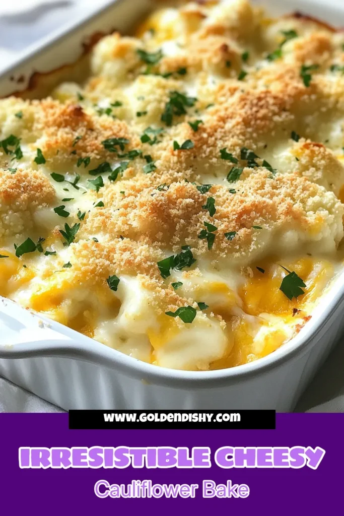 Savor the rich flavors of our cheesy cauliflower gratin, a delightful twist on the classic cauliflower cheese recipe. This easy gratin recipe is loaded with creamy goodness and topped with a crunchy finish. Perfect for a comforting baked cauliflower dish that everyone will love! Try this creamy cauliflower recipe for your next family meal. Save this recipe for cheesy goodness! #CauliflowerGratin #ComfortFood #EasyRecipes #VegetarianCooking