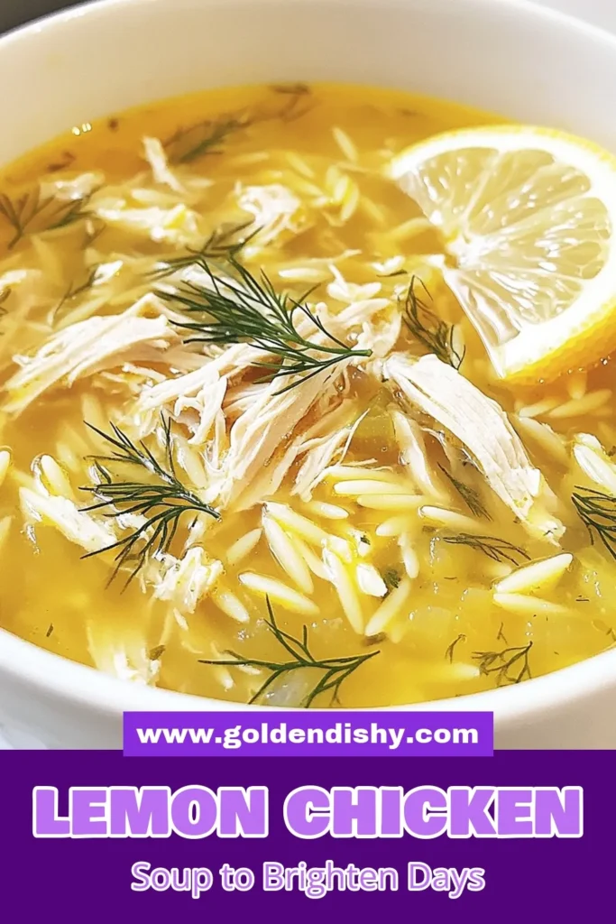 Discover the deliciousness of Lemon Greek chicken soup with this easy-to-follow recipe! This healthy chicken soup recipe combines tender chicken, orzo, and a zesty lemon-infused chicken broth for a comforting meal. Perfect for any night, this Greek chicken orzo soup bursts with flavor and nutrients. Give it a try, and save this recipe to enjoy later! #GreekChickenSoup #LemonChickenBroth #HealthySoup #CozyMeals