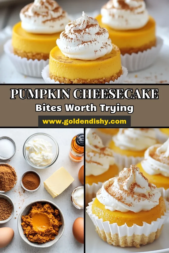 Indulge in these delightful mini pumpkin cheesecakes, the perfect easy fall dessert for Thanksgiving gatherings! This pumpkin cheesecake recipe transforms traditional flavors into individual cheesecakes that are creamy and delicious. With a graham cracker crust and topped with whipped cream, they’re a festive treat. Try this pumpkin dessert for Thanksgiving and bring warmth to your table! Save this recipe for later! #MiniPumpkinCheesecakes #PumpkinDesserts #FallBaking #ThanksgivingDesserts