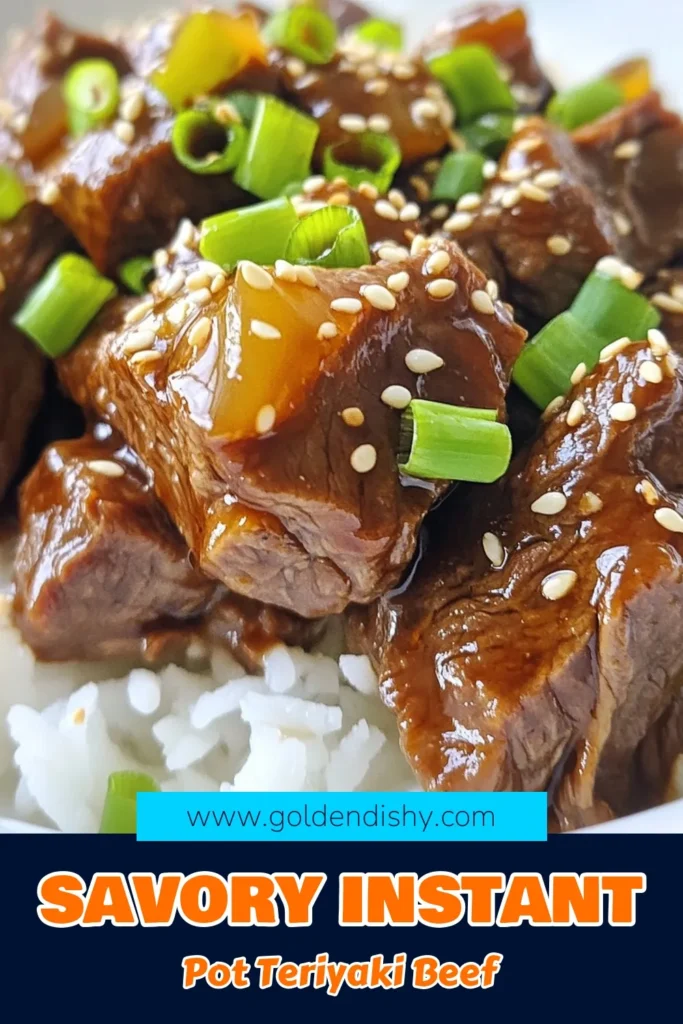 Looking to whip up a delicious meal in no time? Try this easy teriyaki beef recipe made in the Instant Pot! Our Instant Pot teriyaki beef features tender chuck roast cooked in a flavorful low sodium teriyaki sauce recipe that’s perfect for any Asian beef dish aficionado. In just an hour, you can savor this mouthwatering pressure cooker beef recipe. Don’t forget to save this recipe for your weeknight dinner menu! #InstantPot #TeriyakiBeef #BeefRecipes #AsianCuisine