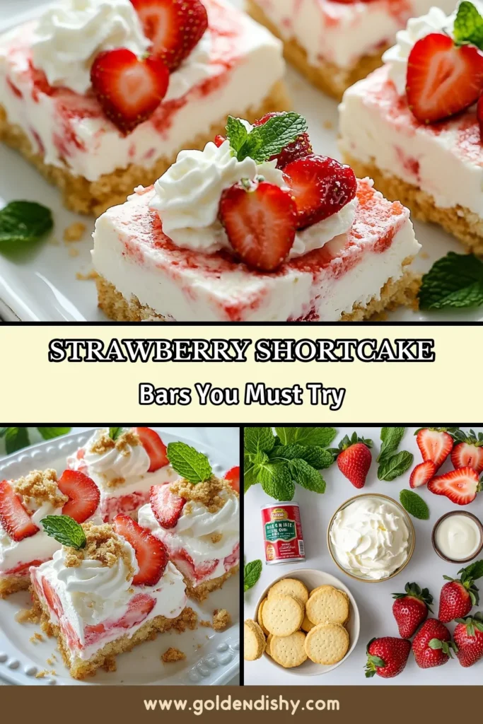Cool off this summer with delicious homemade strawberry shortcake ice cream bars! This easy no churn ice cream dessert is perfect for warm days and will impress your family and friends. Made with fresh strawberries, crushed shortbread cookies, and a creamy blend of heavy cream and sweetened condensed milk, it's the ultimate easy strawberry dessert. Try this simple strawberry shortcake ice cream bars recipe today! #StrawberryShortcakeIceCreamBars #SummerDessert #NoChurnIceCream #EasyDessert