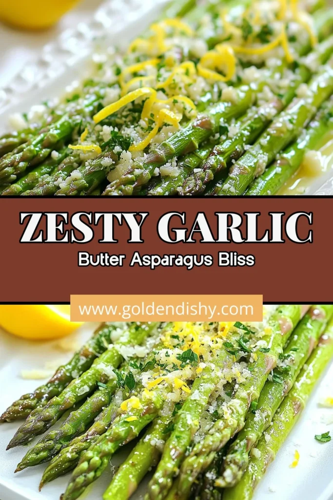 Discover the perfect healthy asparagus side dish with this Garlic Butter Lemon Asparagus recipe! This simple garlic asparagus is bursting with flavor from garlic, lemon, and a hint of Parmesan cheese that enhances every bite. Ideal for any meal, it's quick to prepare and packed with nutrients. Try this delightful lemon garlic asparagus recipe today and elevate your dinner! Save this for later! #GarlicButterAsparagus #HealthyEating #AsparagusRecipes #EasyRecipes