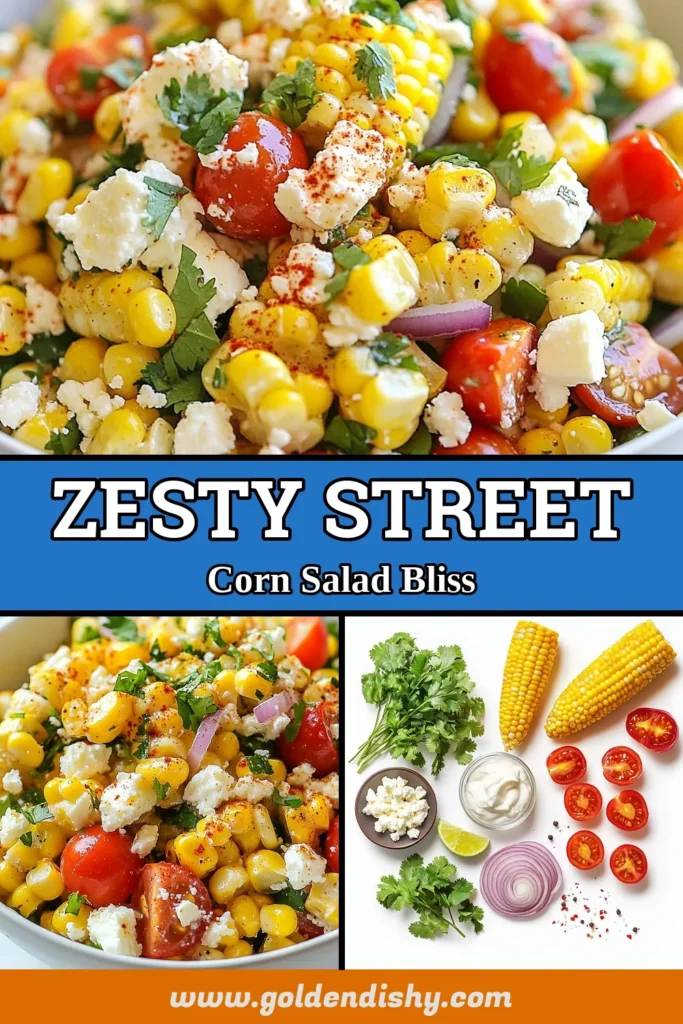 Looking for a refreshing summer side dish? Try this delicious Mexican street corn salad recipe that features grilled corn, cherry tomatoes, red onions, and a zesty dressing. This zesty corn salad is perfect for barbecues and gatherings, offering a burst of flavor in every bite. Don’t miss out on this cilantro lime salad that everyone will love. Save the recipe for your next cookout and impress your guests! #MexicanStreetCornSalad #SummerSideDish #GrilledCornSalad #ZestyCornSalad