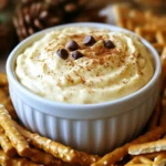 To whip up this delightful Gingerbread Cookie Dough Dip, you need the following ingredients: - 1 cup all-purpose flour - 1/2 cup unsalted butter, softened - 1 cup packed brown sugar - 1/2 cup cream cheese, softened - 1 teaspoon pure vanilla extract - 1 tablespoon ground ginger - 2 teaspoons ground cinnamon - 1/2 teaspoon ground nutmeg - 1/4 teaspoon ground cloves - 1/2 cup mini chocolate chips - 1/4 cup molasses - Pinch of salt These ingredients blend together for a creamy and delicious treat. You can find most of these items in your pantry. The spices add warmth and flavor, making this dip perfect for any gathering. The mini chocolate chips provide a sweet surprise in every bite. Enjoy the process of mixing these simple ingredients to create something special! {{ingredient_image_2}} Start by placing the softened butter and packed brown sugar in a large bowl. I use an electric mixer on medium speed. Mix for 2-3 minutes until it becomes light and fluffy. This is called the creaming method. It’s key to get the right texture. Make sure your butter is at room temperature. Cold butter will not mix well. Next, add the softened cream cheese to your bowl. Mix it until it is fully combined. You want a smooth and creamy texture. Then, pour in the molasses and pure vanilla extract. Blend them together until everything looks nice and uniform. This step adds depth to the flavors. Now it’s time to form the dough. Gradually sift in the all-purpose flour. Use a spatula or wooden spoon for stirring. Mix until you see a thick, dough-like consistency. After that, add the spices—ground ginger, cinnamon, nutmeg, and cloves. Don’t forget a pinch of salt! Mix everything thoroughly to spread the flavors evenly. Finally, fold in the mini chocolate chips. They add fun bursts of chocolate in every bite. Once your dip is ready, transfer it to a festive bowl. Cover it with plastic wrap. Chilling for 30 minutes to 1 hour helps the flavors blend. This simple step makes a big difference in taste. Enjoy sharing this creamy treat with friends and family! To achieve a creamy consistency, start with soft butter and cream cheese. This step is key to making the dip smooth. Mix the butter and brown sugar first until fluffy. Then add the cream cheese and blend until fully combined. The longer you mix, the creamier your dip will be. If it feels too thick, add a splash of milk to loosen it up. For added flavor, consider using extra spices. A pinch of cardamom or some ground allspice can elevate your dip. You can also add a splash of maple syrup for sweetness. If you like nuts, fold in some chopped pecans or walnuts. This adds texture and a nice crunch. Serve the dip in a fun bowl to impress your guests. Pair it with dippables like graham crackers, pretzel sticks, or fresh apple slices. For a festive touch, sprinkle cinnamon on top. You can also place small decorations around the bowl. This makes your dessert look fun and inviting! Pro Tips Use Fresh Spices: For the best flavor, ensure your spices are fresh. Stale spices can dull the taste of your dip. Chill for Flavor: Letting the dip chill in the refrigerator allows the flavors to meld together beautifully, enhancing the overall taste. Experiment with Dippers: While graham crackers and pretzel sticks are classic choices, try fresh fruit like strawberries or bananas for a refreshing twist. Presentation Matters: Consider garnishing with a sprinkle of cinnamon or a few extra chocolate chips on top for an appealing look that invites people to dig in. {{image_4}} To make this dip nut-free, simply skip any nuts in the recipe. The base ingredients already make a rich, creamy dip. You can also use a nut-free butter, like sunflower seed butter, for added creaminess. This keeps the flavor strong and ensures everyone can enjoy it without worry. If you want to change up the sweetness, try honey or agave. Both options work well instead of brown sugar. Keep in mind, honey adds a slightly different flavor. Use the same amount, and mix it in with the butter and sugar. This gives the dip a lovely sweetness while keeping it moist. For a vegan-friendly dip, swap out the butter and cream cheese. Use coconut oil instead of butter and vegan cream cheese. You can also use maple syrup instead of molasses for a different taste. This way, you still get a creamy texture without any animal products. Enjoy this tasty treat while sticking to your plant-based diet! After you enjoy your gingerbread cookie dough dip, store any leftovers in an airtight container. Place it in the fridge. This keeps it fresh and tasty. Make sure to use it within a week for the best flavor. If it starts to look or smell off, it’s time to toss it out. You can freeze this dip for later! Just place it in a freezer-safe container. Leave some space at the top. The dip can last up to three months in the freezer. When you’re ready to eat, move it to the fridge overnight. Let it thaw slowly. Mix it well before serving again. The dip will stay fresh in the fridge for about 5 to 7 days. If you see any mold or it smells funny, don't eat it. Always check for freshness before serving. Storing it properly helps you enjoy this creamy treat longer! Yes, you can use gluten-free flour. Choose a one-to-one blend for best results. Many brands work great as substitutes. Just make sure they do not contain any added ingredients that can change the flavor or texture. Almond flour can also be an option, but it may give a different taste and texture. Experiment to find what you like best! To reduce sweetness, cut back on brown sugar. You can use half a cup instead of a full cup. Another option is to skip the chocolate chips. If you want a sweet taste without sugar, try adding a splash of vanilla extract. This adds flavor without extra sugar. You can also add a pinch of salt to balance the sweetness. You have many tasty options to serve with the dip. Here’s a list: - Graham crackers - Pretzel sticks - Fresh apple slices - Celery sticks - Mini marshmallows - Ginger snaps - Cookies of your choice These choices add fun and crunch to every bite! Enjoy exploring different dippables to find your favorite! This blog post covered how to make a delicious Gingerbread Cookie Dough Dip. We discussed the key ingredients and shared step-by-step instructions, from mixing to chilling. You learned tips for perfecting the texture and flavor. We also explored fun variations and smart storage tips. In conclusion, this dip is a fun treat for all. Whether you follow the classic recipe or try a variation, enjoy every bite!