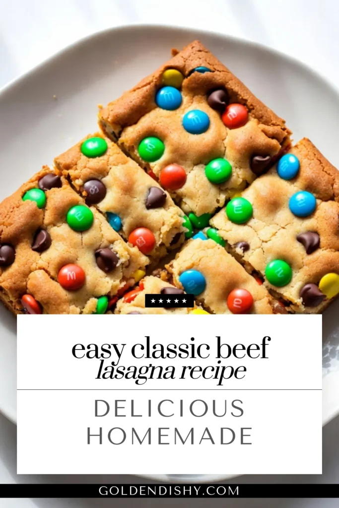 Indulge in these Chewy M&M cookie bars for a delightful treat that’s fun and easy to make! This M&M cookie recipe yields colorful cookie desserts perfect for any occasion. These chewy cookie squares are packed with M&M's and are sure to please kids and adults alike. Bake a batch today and enjoy the sweet, chewy goodness! Don’t forget to save this recipe for later! #ChewyMMCookieBars #MAndMCookieRecipe #EasyCookieBars #ColorfulCookieDessert