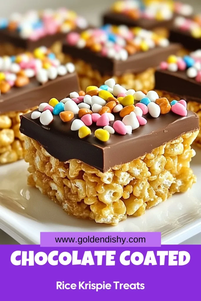Indulge in the deliciousness of Chocolate Rice Krispie Treats, an easy no-bake chocolate dessert that’s perfect for any occasion! These Marshmallow Rice Krispies are coated in smooth, melted chocolate, making them irresistible and fun to make. Perfect for sharing, these easy chocolate treats will be a hit with kids and adults alike. Try this simple recipe today and elevate your dessert game! Save this for your next sweet craving! #ChocolateRiceKrispieTreats #NoBakeDesserts #EasyChocolateTreats #ChocolateDessertRecipes