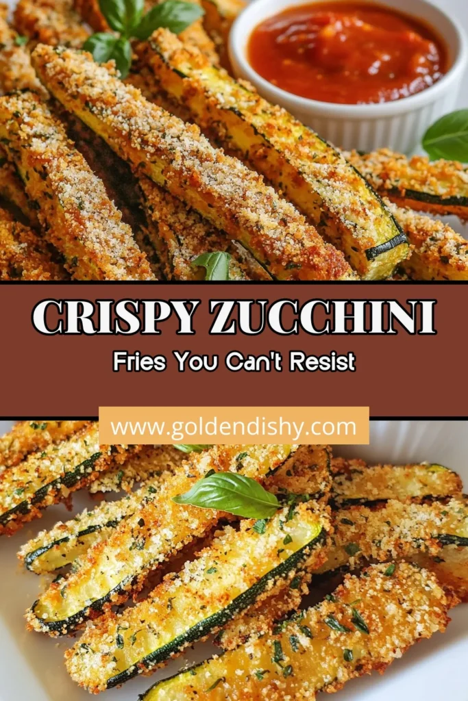 Looking for a delicious and healthy snack? Try these Crispy Zucchini Fries! This easy Baked Zucchini Fries Recipe features Panko Coated Zucchini tossed in a savory blend of Parmesan and herbs for a delightful crunch. Perfect for parties or a healthy snack option, these Parmesan Herb Fries will satisfy your cravings. Save and elevate your snacking game today! #CrispyZucchiniFries #HealthyZucchiniSnacks #BakedZucchiniFries #ParmesanHerbFries