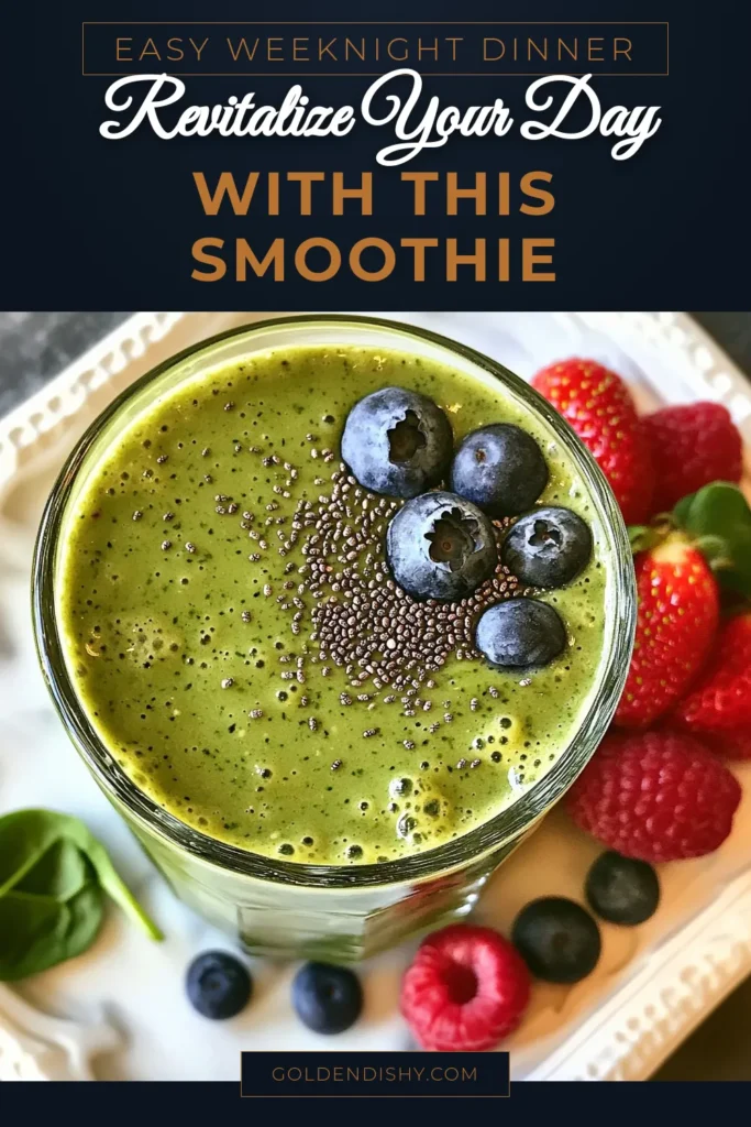 Indulge in this Berry Spinach Smoothie, the perfect Healthy Berry Smoothie Recipe for a nutritious start to your day! Packed with fresh spinach, mixed berries, and banana, this Spinach Smoothie with Banana is not only delicious but also a fantastic Vegan Smoothie Recipe. Whip up this nutritious smoothie for breakfast in just 5 minutes! Save this recipe for a quick, tasty treat! #SmoothieRecipe #HealthyEating #VeganRecipes #BreakfastSmoothie