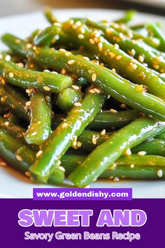 Discover the perfect easy vegetable side dish with these honey garlic green beans! This healthy green bean recipe is bursting with flavor thanks to a delicious honey garlic sauce. In just 20 minutes, you can whip up these quick sautéed green beans that your family will love. Elevate your meals and impress your guests! Try this honey garlic sauce recipe today and savor the goodness. Save for later! #HoneyGarlicGreenBeans #HealthyEating #SideDish #EasyRecipes