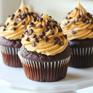 To make these tasty Chocolate Peanut Butter Cupcakes, gather these items: - 1 cup all-purpose flour - 1 cup granulated sugar - 1/2 cup unsweetened cocoa powder - 1 teaspoon baking powder - 1/2 teaspoon baking soda - 1/4 teaspoon salt - 1/2 cup unsalted butter, melted and slightly cooled - 2 large eggs at room temperature - 1/2 cup whole milk at room temperature - 1 teaspoon pure vanilla extract - 1/2 cup creamy peanut butter, plus extra for drizzling (optional) - 1/2 cup powdered sugar, sifted - 1/4 cup heavy cream - Optional: Chocolate chips for topping You can swap some ingredients if needed. Here are a few ideas: - Use gluten-free flour for a gluten-free option. - Replace granulated sugar with coconut sugar for a lower-glycemic choice. - Use almond milk instead of whole milk for a dairy-free version. - Swap creamy peanut butter with crunchy if you want texture. - Try light cream or milk instead of heavy cream for frosting. The quality of your ingredients matters. Here are some tips: - Choose fresh eggs for best results. Room temperature eggs mix better. - Use real vanilla extract for a more rich flavor. Avoid imitation versions. - Select high-quality cocoa powder for a deeper chocolate taste. - Always sift powdered sugar to avoid lumps in your frosting. - Check for good quality peanut butter; it should have no added sugars. Using the right ingredients ensures your cupcakes taste great! {{ingredient_image_2}} 1. Preheat your oven to 350&deg;F (175&deg;C). This step is key for even baking. 2. Line a 12-cup muffin tin with cupcake liners. This keeps the cupcakes from sticking. 3. In a large bowl, whisk together the dry ingredients: - 1 cup all-purpose flour - 1 cup granulated sugar - 1/2 cup unsweetened cocoa powder - 1 teaspoon baking powder - 1/2 teaspoon baking soda - 1/4 teaspoon salt Make sure everything is mixed well so your cupcakes bake evenly. 4. In another bowl, blend the wet ingredients: - 1/2 cup unsalted butter, melted and slightly cooled - 2 large eggs at room temperature - 1/2 cup whole milk at room temperature - 1 teaspoon pure vanilla extract Whisk until smooth. This helps to combine flavors well. 5. Slowly pour the wet mix into the dry mix. Stir gently with a spatula. Stop when just combined. A few lumps are fine! 6. Use a scoop or measuring cup to fill each cupcake liner about two-thirds full. This allows room for rising. 7. Bake in the preheated oven for 18-20 minutes. Check for doneness with a toothpick. It should come out clean or with a few moist crumbs. 8. Once baked, let the cupcakes cool on a wire rack. This prevents sogginess. 9. While the cupcakes cool, prepare the frosting. In a medium bowl, beat together: - 1/2 cup creamy peanut butter - 1/2 cup powdered sugar, sifted Use an electric mixer for a smooth texture. 10. Gradually add in: - 1/4 cup heavy cream Keep beating until the mix is light and fluffy. If too thin, add more powdered sugar. 11. After the cupcakes cool, generously pipe or spread the peanut butter frosting on top. Make it look pretty with swirls! 12. For a fun touch, sprinkle chocolate chips on top or drizzle more peanut butter. This adds extra flavor and makes them look great! When making chocolate peanut butter cupcakes, a few mistakes can ruin your fun. - Overmixing the batter: Mix just until combined. Lumps are okay! - Not measuring ingredients: Use proper measuring cups. This ensures accuracy. - Skipping room temperature ingredients: Eggs and milk should be at room temp for best mixing. - Underbaking or overbaking: Check with a toothpick. It should come out clean or with moist crumbs. To make your cupcakes even better, try these tips. - Use high-quality cocoa powder: This boosts the chocolate flavor. - Add a pinch of espresso powder: It makes the chocolate taste richer without being coffee-flavored. - Try different types of sugar: Brown sugar adds moisture and a bit of caramel flavor. - Incorporate chocolate chips: Mix in or top your cupcakes with chocolate chips for extra texture. Presentation matters, especially with these delightful cupcakes. - Use a piping bag for frosting: This gives a beautiful swirl on top. - Drizzle extra peanut butter: It adds flair and flavor. Warm it slightly for easier drizzling. - Sprinkle chocolate chips on top: This gives a nice finish and adds extra chocolate. - Arrange on a decorative platter: A beautiful display makes your cupcakes shine at any gathering. Pro Tips Use Room Temperature Ingredients: Make sure your eggs and milk are at room temperature before mixing. This helps create a smoother batter and ensures even baking. Don't Overmix the Batter: To keep your cupcakes light and fluffy, mix just until the dry ingredients are moistened. A few lumps are fine! Cupcake Cooling Tip: Allow your cupcakes to cool completely on a wire rack before frosting. This prevents the frosting from melting and losing its shape. Frosting Consistency: If your peanut butter frosting is too thick, add a little more heavy cream; if it's too thin, incorporate more powdered sugar until it reaches the desired texture. {{image_4}} You can switch up the frosting for these cupcakes. Try chocolate ganache for a rich touch. Just melt chocolate and mix it with cream for a smooth blend. Cream cheese frosting adds a tangy flavor. Mix cream cheese with butter and sugar until fluffy. For a lighter option, whipped cream works well too. Just beat heavy cream until soft peaks form. You can even add a splash of vanilla for extra flavor. Mixing flavors can elevate your cupcakes. Adding a hint of espresso can deepen the chocolate flavor. Blend in a teaspoon of instant coffee granules into the batter. If you prefer fruit, try adding mashed bananas for a moist texture. You can also fold in chopped nuts for a crunch. A bit of sea salt can enhance the sweet and salty profile. Just sprinkle a pinch on top after frosting. Surprising your guests with a filling adds fun. A dollop of chocolate ganache or peanut butter in the center makes each bite delightful. To do this, scoop out a small piece from the top of each cupcake. Fill the hole with your chosen filling and replace the top. You can also use fruit preserves or caramel sauce for a sweet surprise. Each cupcake will be a tasty treasure. To keep your chocolate peanut butter cupcakes fresh, store them in an airtight container. This helps maintain their moisture and flavor. Place a piece of parchment paper between layers if stacking. Keep them at room temperature for up to three days. If you want to store them longer, consider freezing. To freeze cupcakes, first, let them cool completely. Wrap each cupcake tightly in plastic wrap. Place the wrapped cupcakes in a freezer-safe bag or container. They can be frozen for up to three months. When you&rsquo;re ready to enjoy them, just take them out and let them thaw at room temperature. If you want a warm cupcake, preheat your oven to 350&deg;F (175&deg;C). Unwrap the cupcake and place it on a baking sheet. Heat for about 5 to 10 minutes. This will make the cupcake soft and warm without drying it out. Enjoy! Yes, you can make these cupcakes gluten-free! Use a gluten-free flour blend. This will give you a great texture. Look for a blend that includes xanthan gum for better structure. You can test if the cupcakes are done by using a toothpick. Insert the toothpick into the center of a cupcake. If it comes out clean or with a few moist crumbs, they are ready. This usually takes about 18-20 minutes at 350&deg;F. If you don't have creamy peanut butter, you can try almond butter. Cashew butter is also a good option. Just make sure the texture is smooth. You can also use sunflower seed butter for a nut-free choice. These cupcakes last for about 3-4 days at room temperature. Keep them in an airtight container. If you want them to last longer, you can freeze them. They stay good for up to 3 months in the freezer. In this article, we explored cupcake baking. We covered key ingredients, sharing helpful substitutions and quality tips. I provided easy step-by-step instructions for baking and frosting with peanut butter. You learned useful tips to avoid common mistakes and enhance flavor. We discussed variations, storage, and answered FAQs. Cupcakes are fun and can be creative. Now, you can bake delicious treats with confidence!